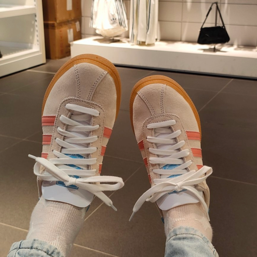 Giày Adidas Munchen 24 ‘White Clay Blue Burst’ IG6282 - Ảnh 4