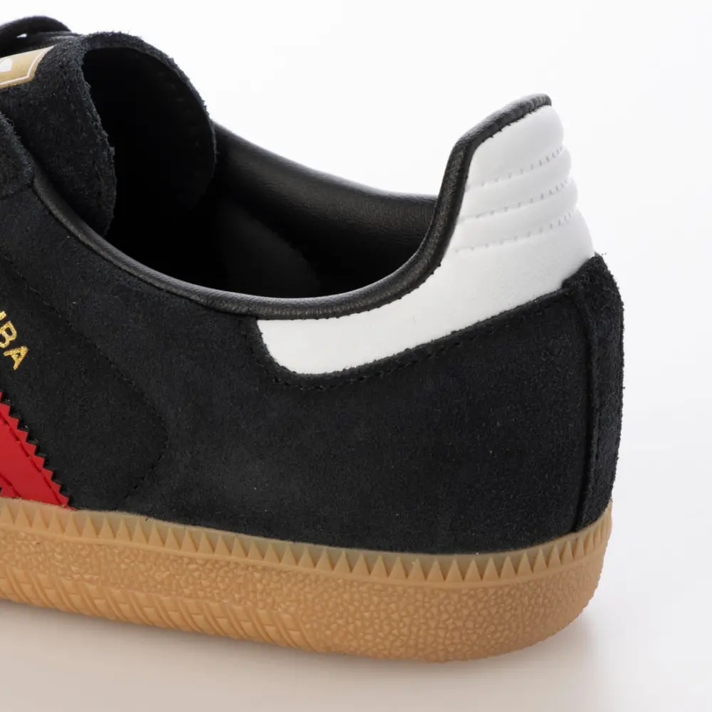 Giày Adidas Samba OG ‘Black White Scarlet’ IG1824 - Ảnh 4