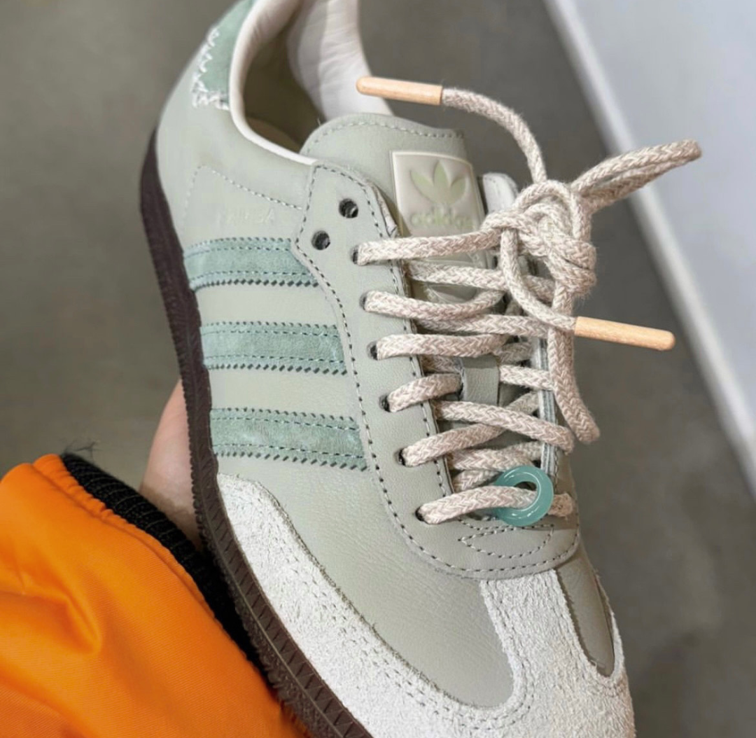 Giày Adidas Samba OG ‘Maha Half Green’ IE0967 - Ảnh 2