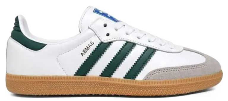 Giày Adidas Samba OG ‘White Collegiate Green Gum’ IE3437