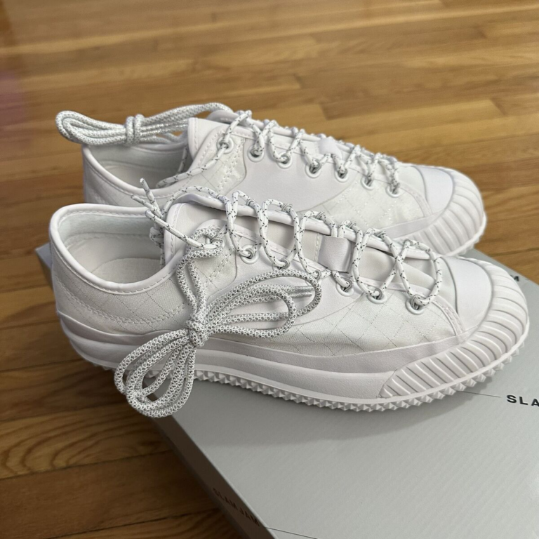Giày Converse Bosey MC Low x Slam Jam ‘Triple White’ 171224C - Ảnh 7