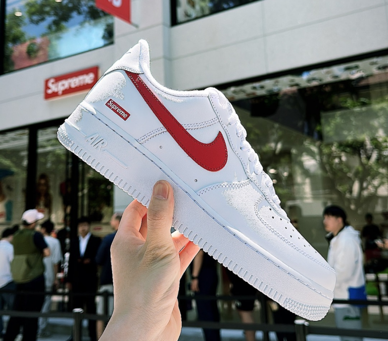 Giày Nike Air Force 1 Low x Supreme ‘Shanghai’ CU9225-101 - Ảnh 5