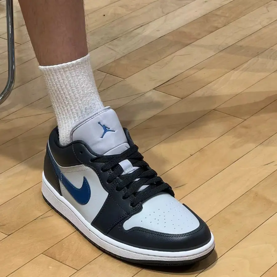 Giày Nike Air Jordan 1 Low ‘Anthracite Industrial Blue’ DC0774-040 - Ảnh 3