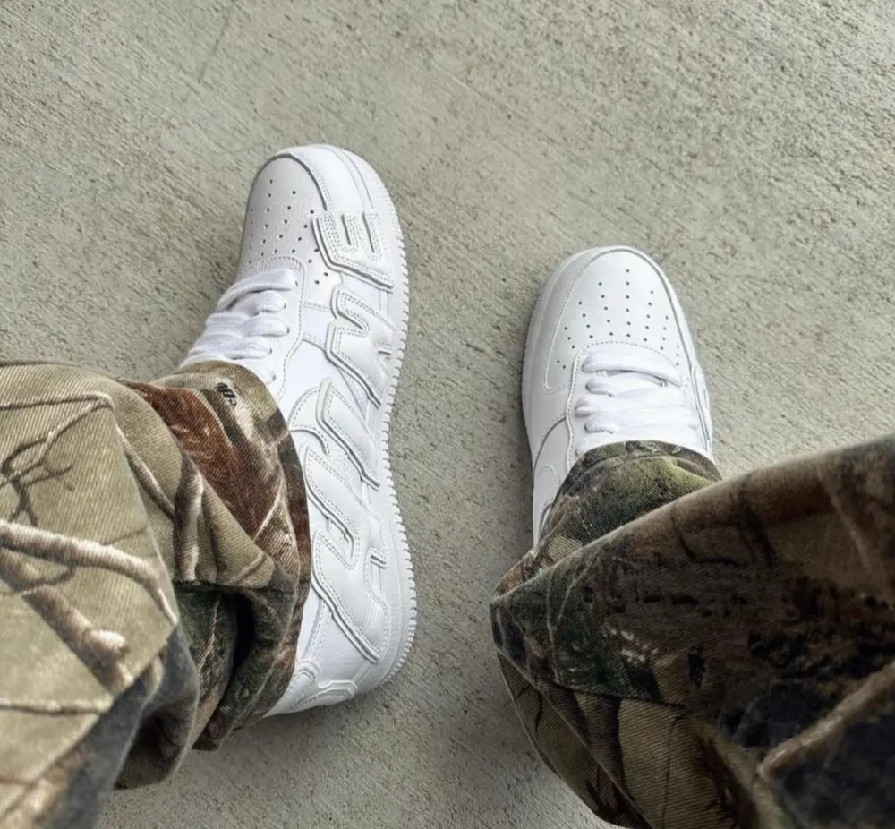 Alternative view of Giày Nike x CPFM Air Force 1 Low ‘White 2024’ FQ7069-100