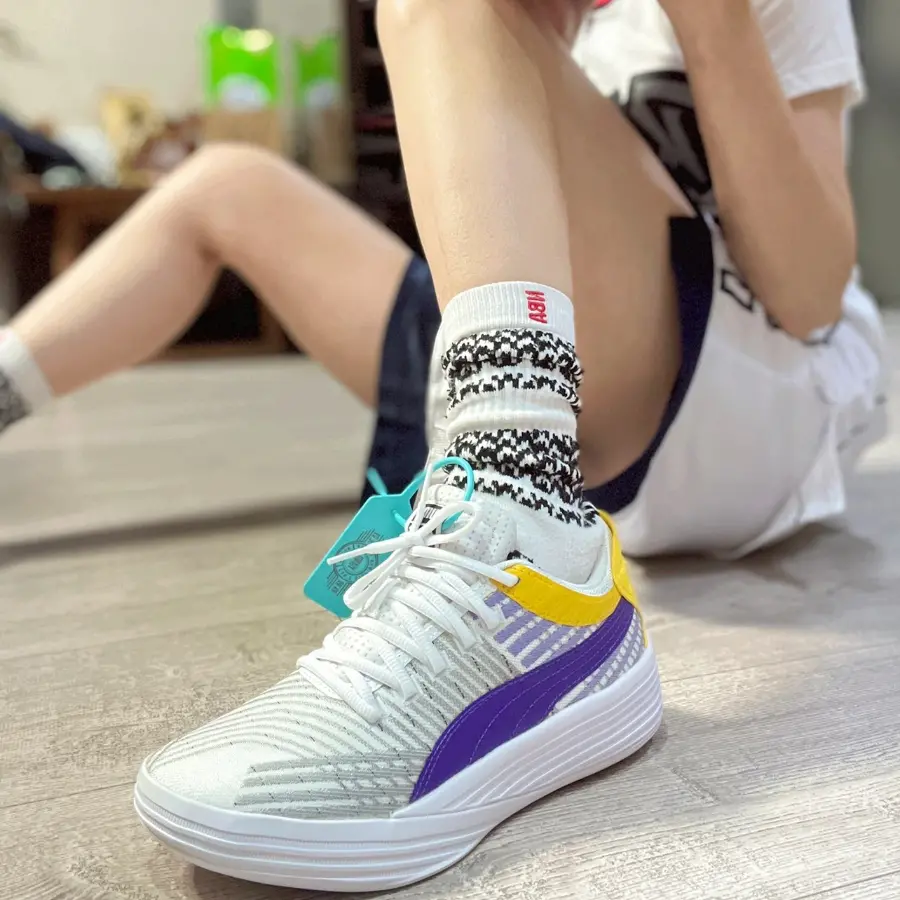 Giày Puma Clyde All-Pro ‘Coast 2 Coast – Lakers’ 195124-02 - Ảnh 3