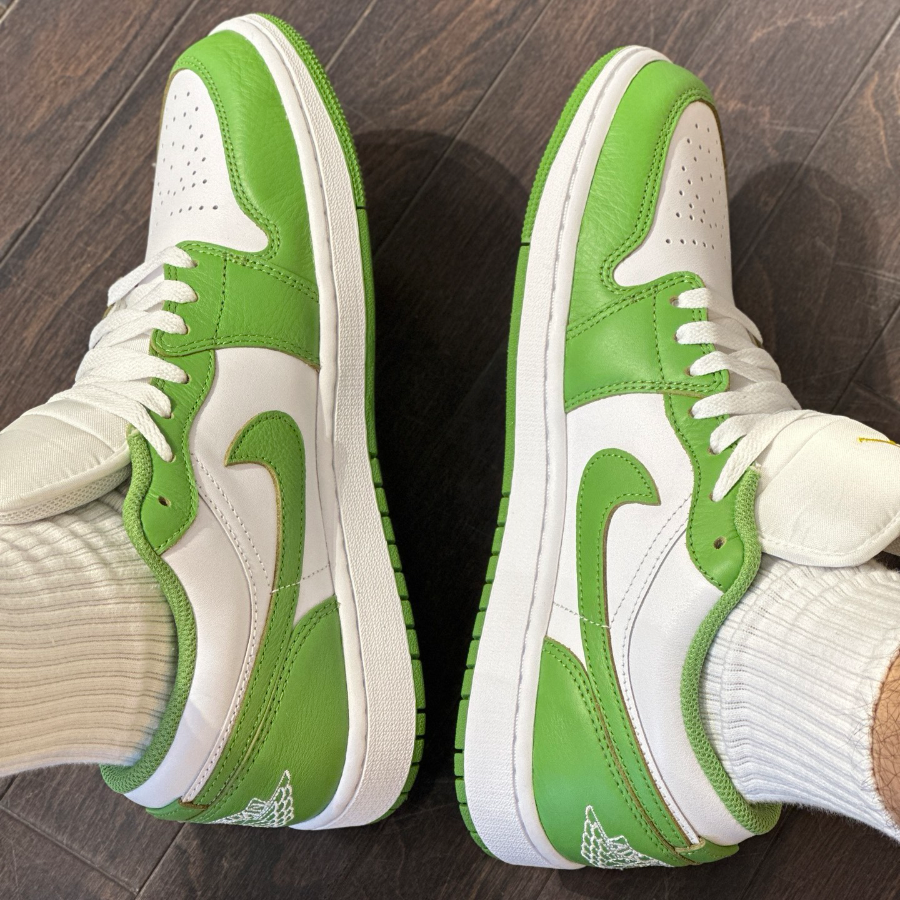 Giày Nike Air Jordan 1 Low ‘Chlorophyll’ HF4823-100 - Ảnh 3