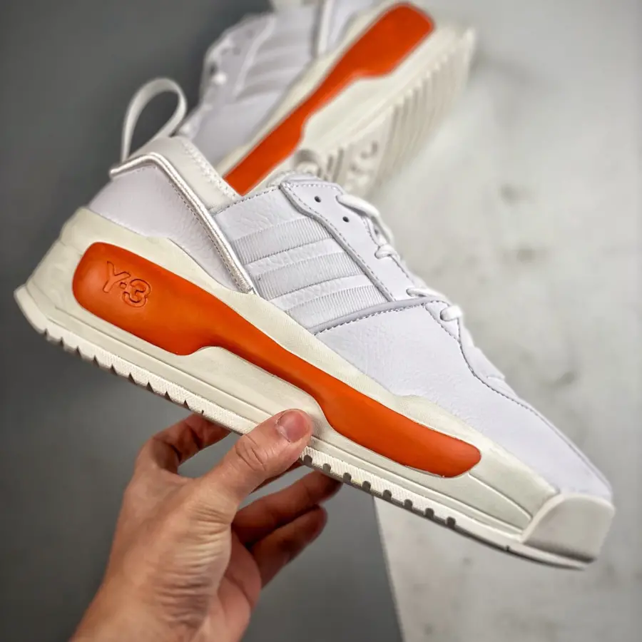 Giày Adidas Y-3 Hokori 2 ‘White Orange’ HR1976 - Ảnh 6