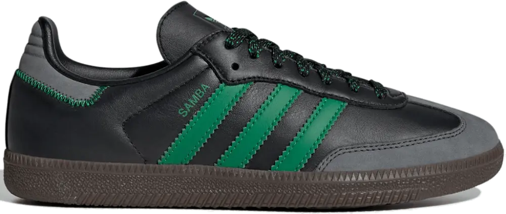 Giày Adidas Samba OG 'Black Green' IE6520
