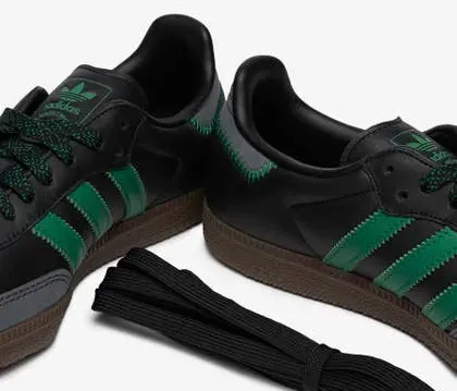 Giày Adidas Samba OG 'Black Green' IE6520 - Ảnh 3