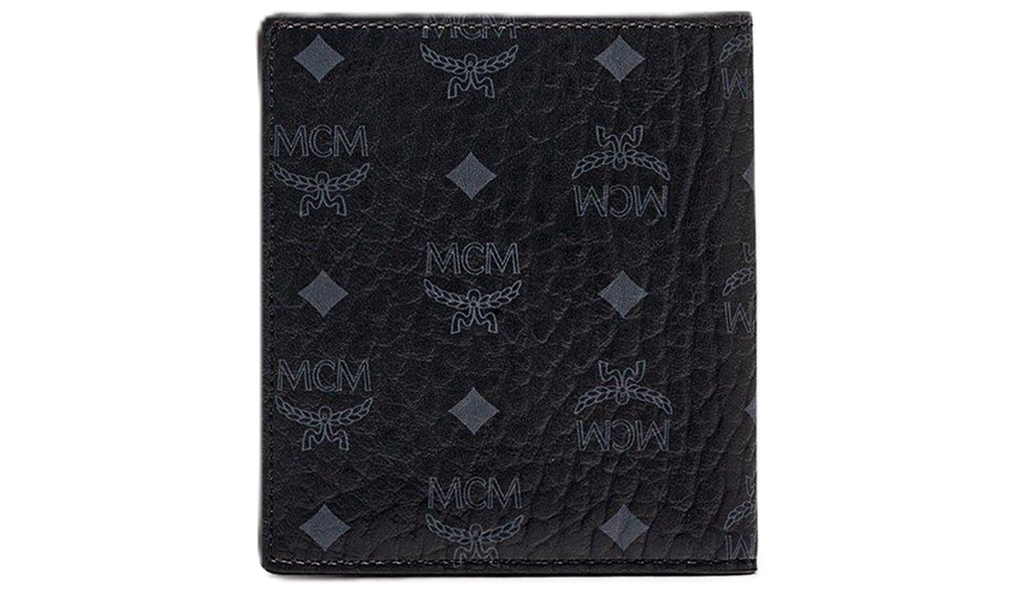 Ví MCM Bifold Card Wallet In Visetos Original 'Black' MXABSVI01BK001