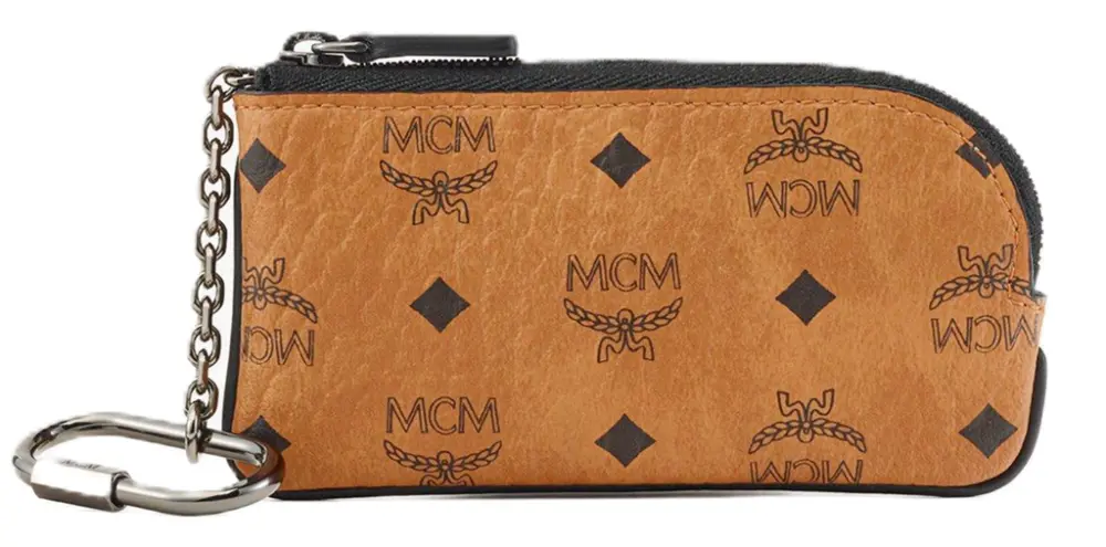 Ví MCM Aren Key Pouch In Visetos 'Cognac' MXKDSTA01CO001