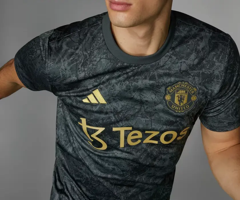 Alternative view of Áo Adidas Manchester United Stone Roses Pre-Match Jersey IQ1566