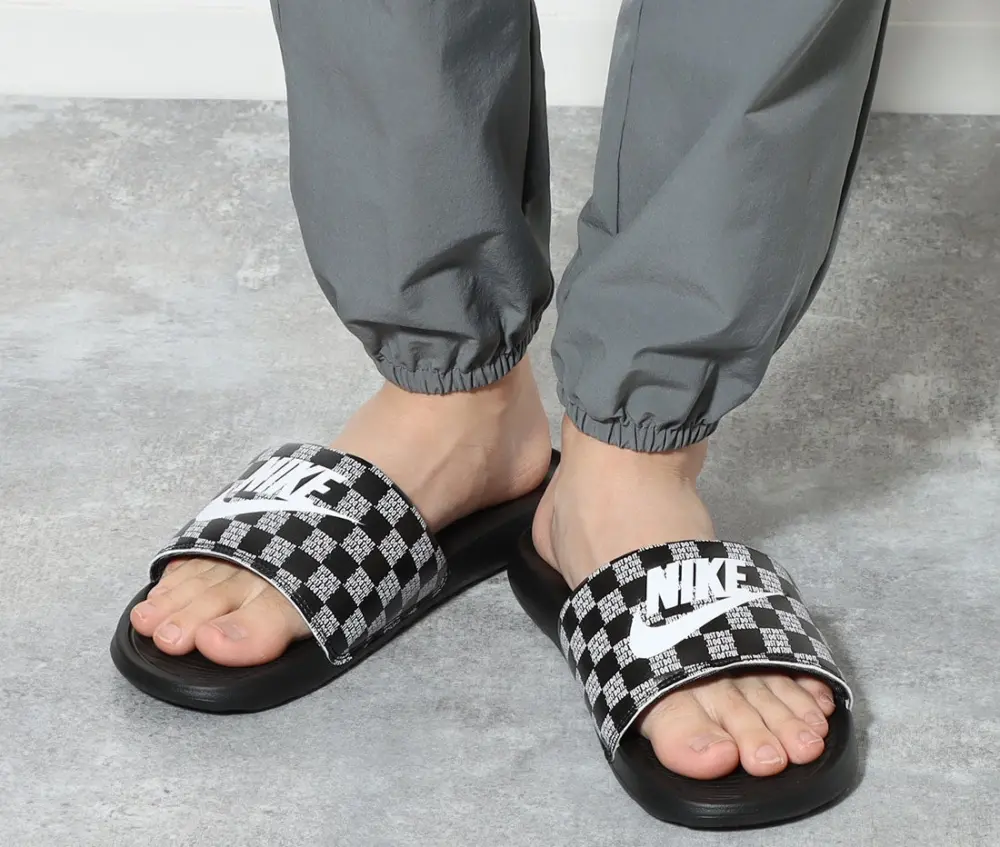 Dép Nike Victori One Printed Slide 'Just Do It Checker' CN9678-004 - Ảnh 3