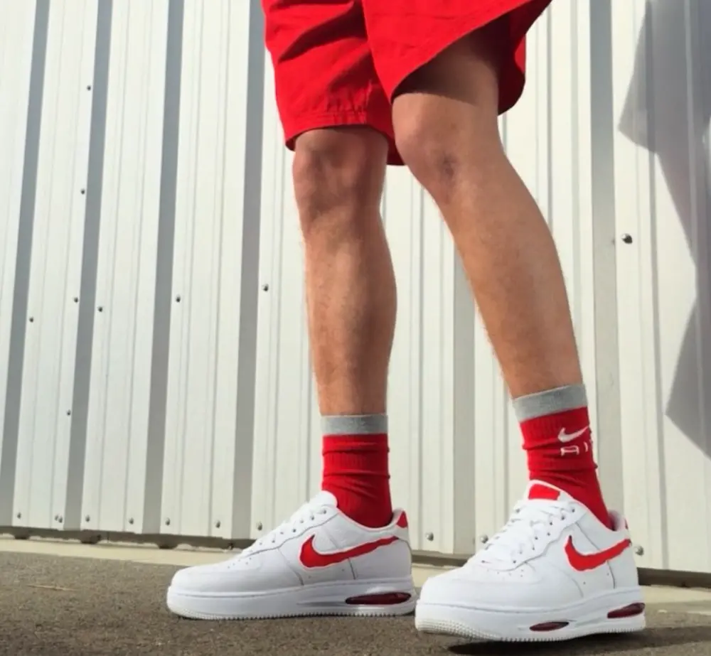 Alternative view of Giày Nike Air Force 1 Low EVO ‘White University Red' HF3630-100
