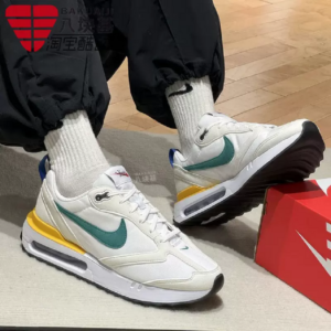 Alternative view of Giày Nike Air Max Dawn 'White Green Yellow' DV3489-100