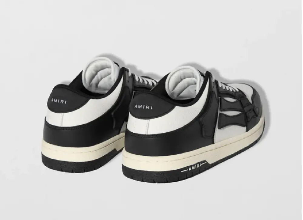 Alternative view of Giày Amiri Skel Top Low 'Black White' PF22MFS003-004