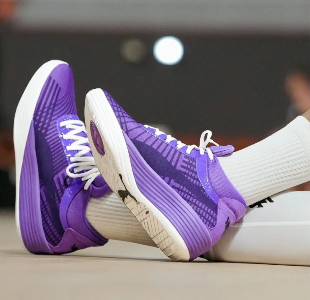 Giày Puma Clyde All-Pro x LaMelo Ball ‘Purple Glimmer’ 379339-01 - Ảnh 4