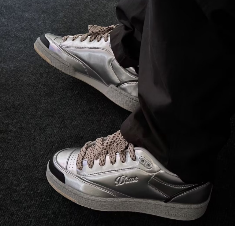 Giày Reebok Club C Bulc ‘Dime Silver Metllic’ 100069825 - Ảnh 5