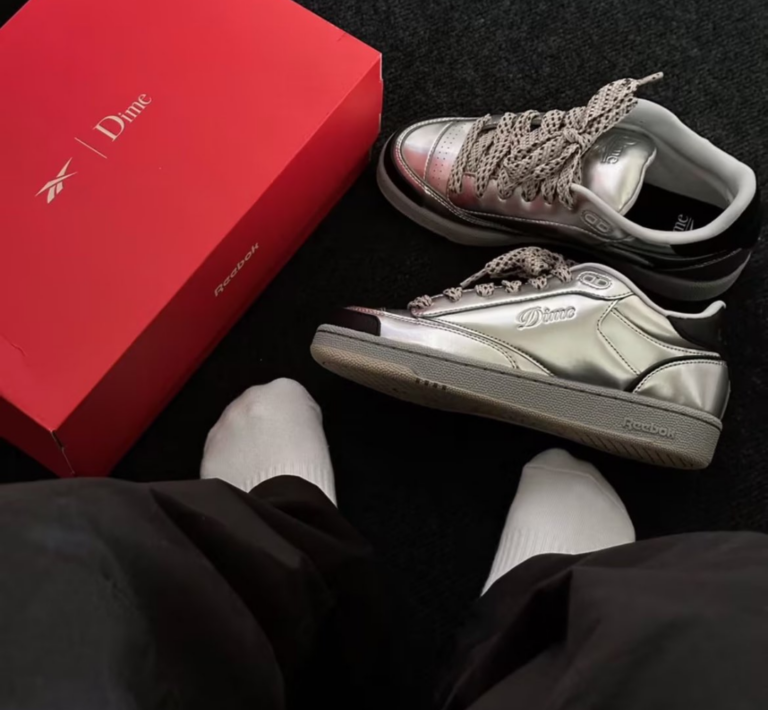 Giày Reebok Club C Bulc ‘Dime Silver Metllic’ 100069825 - Ảnh 4