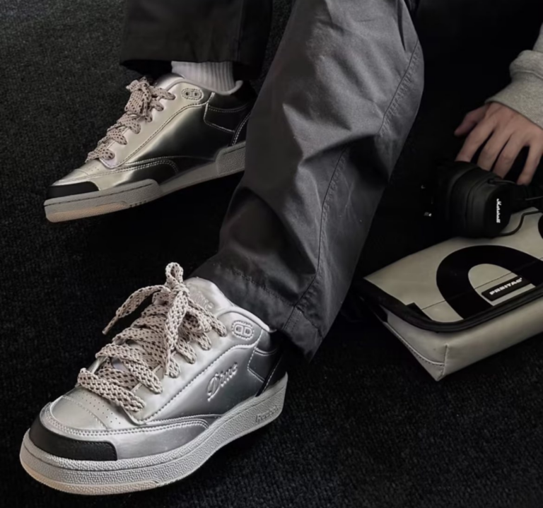 Giày Reebok Club C Bulc ‘Dime Silver Metllic’ 100069825 - Ảnh 3