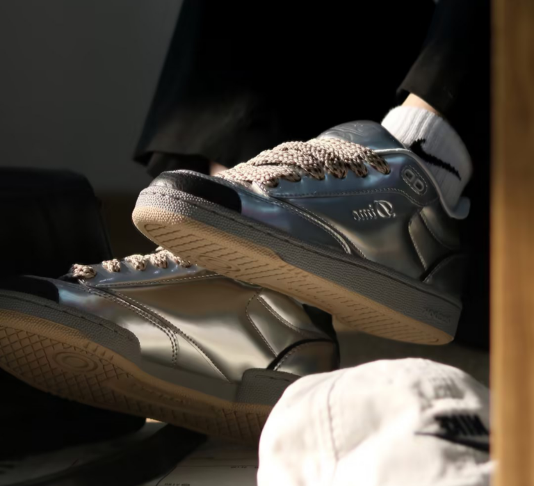 Giày Reebok Club C Bulc ‘Dime Silver Metllic’ 100069825 - Ảnh 2