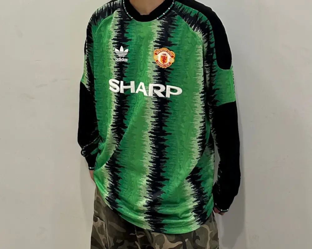 Alternative view of Áo Adidas Manchester United 90 GK Jersey ‘Green’ HP0449