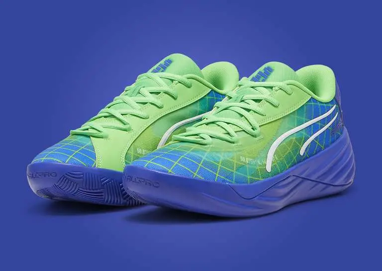 Alternative view of Giày Puma All-Pro Nitro x Marcus Smart ‘Fluro Green’ 379302-01