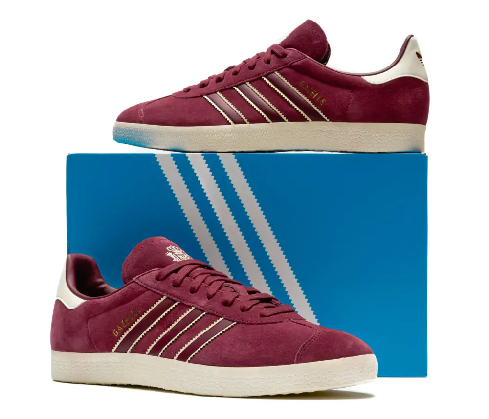 Alternative view of Giày Adidas Gazelle "Shadow Red" ID3724