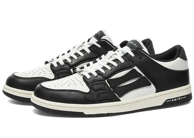 Giày Amiri Skel Top Low 'Black White' PF22MFS003-004 - Ảnh 3