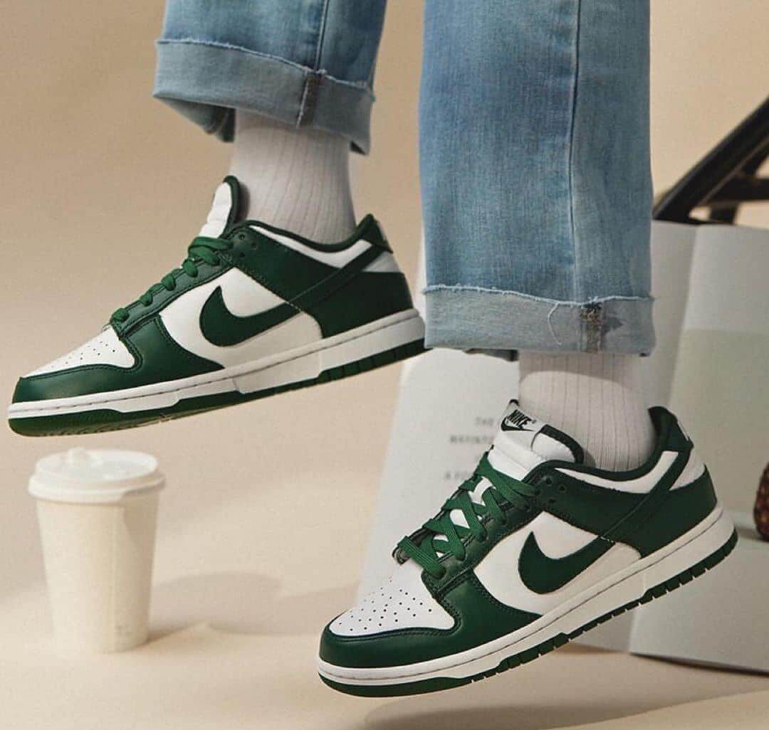 Giày Nike Dunk Low 'Michigan State' CW1590-102 - Ảnh 10