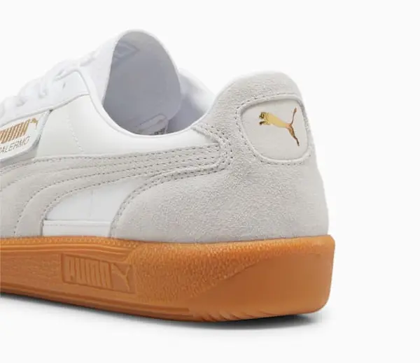 Giày Puma Palermo Leather 'White Glacial Grey Gum' 396464-12 - Ảnh 3