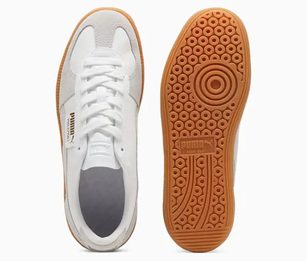 Giày Puma Palermo Leather 'White Glacial Grey Gum' 396464-12 - Ảnh 4