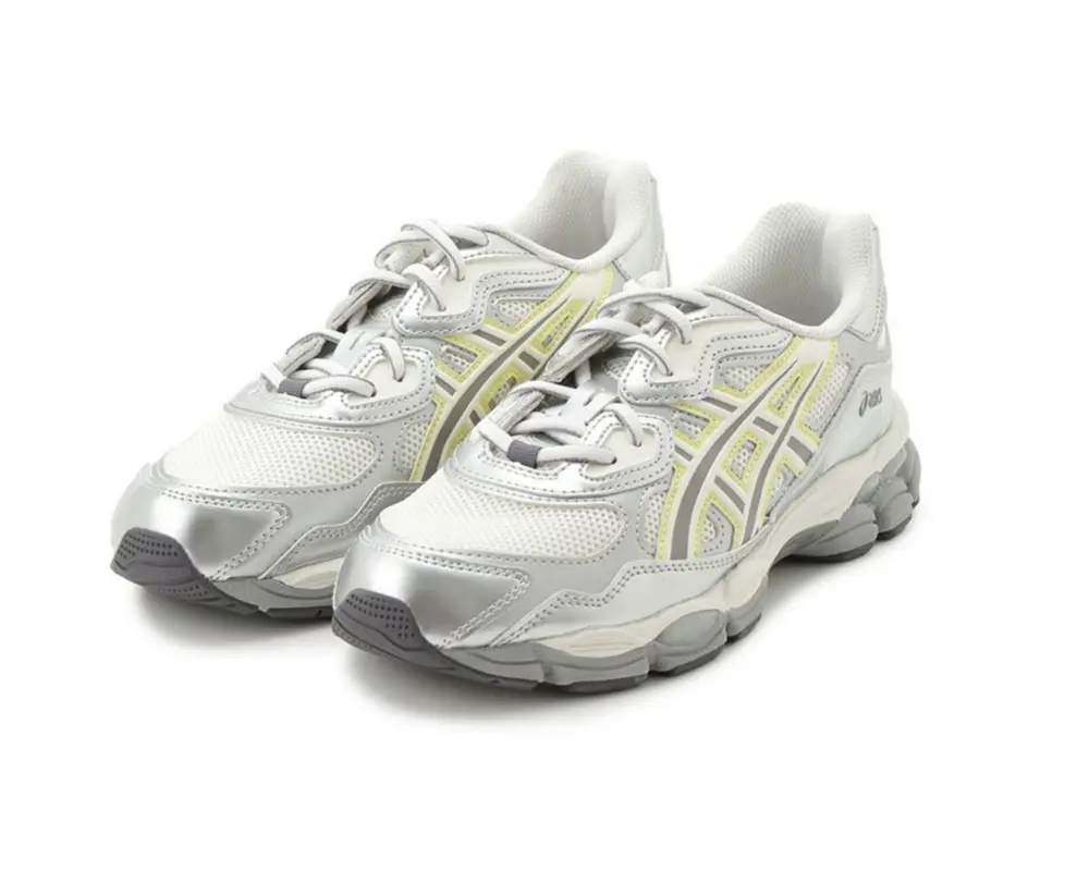 Giày Asics Gel-NYC x EMMI 'White Huddle Yellow' 1202A498-100 - Ảnh 3