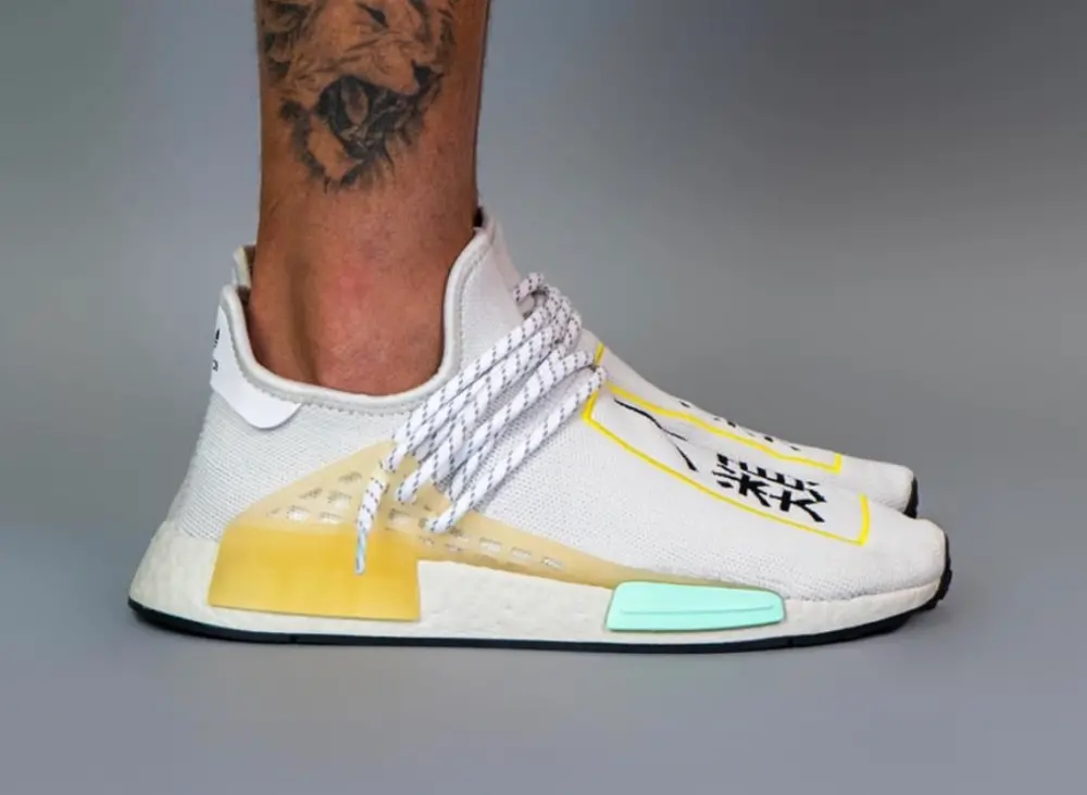 Giày Adidas NMD Hu Pharrell Crystal White Q46467 - Ảnh 3