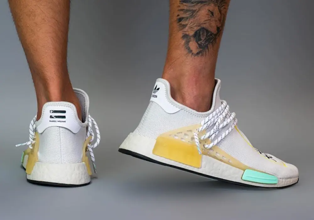 Giày Adidas NMD Hu Pharrell Crystal White Q46467 - Ảnh 4