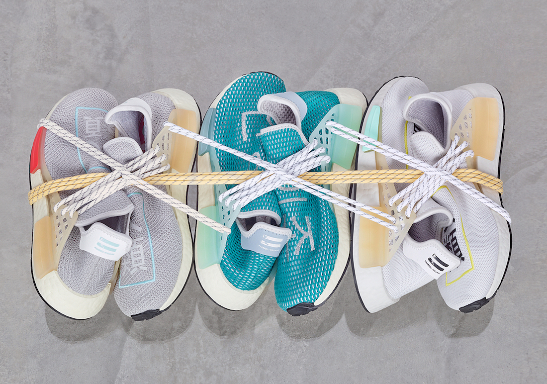 Giày Adidas NMD Hu Pharrell Crystal White Q46467 - Ảnh 5