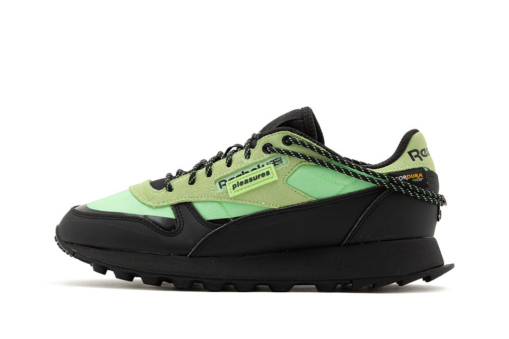 Giày Reebok Classic Leather x Pleasures ‘Neon Mint’ H06244 - Ảnh 3