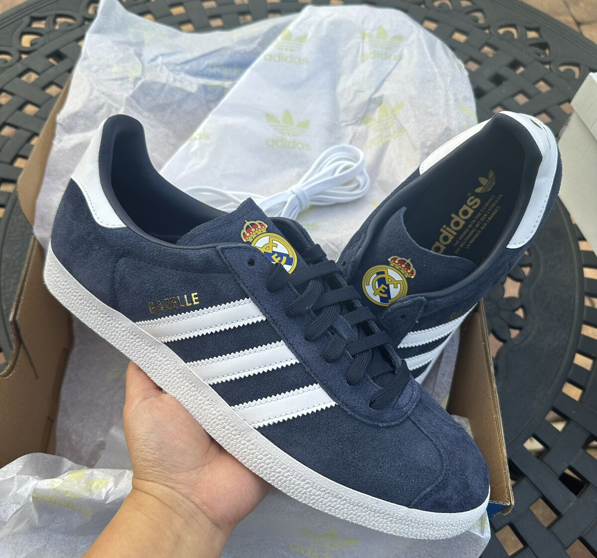 Giày Adidas Gazelle "Legend Ink" IE8502 - Ảnh 3