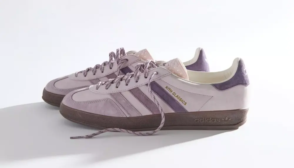 Alternative view of Giày Adidas Gazelle Indoor x Kith ‘Classics Ash’ IH0120