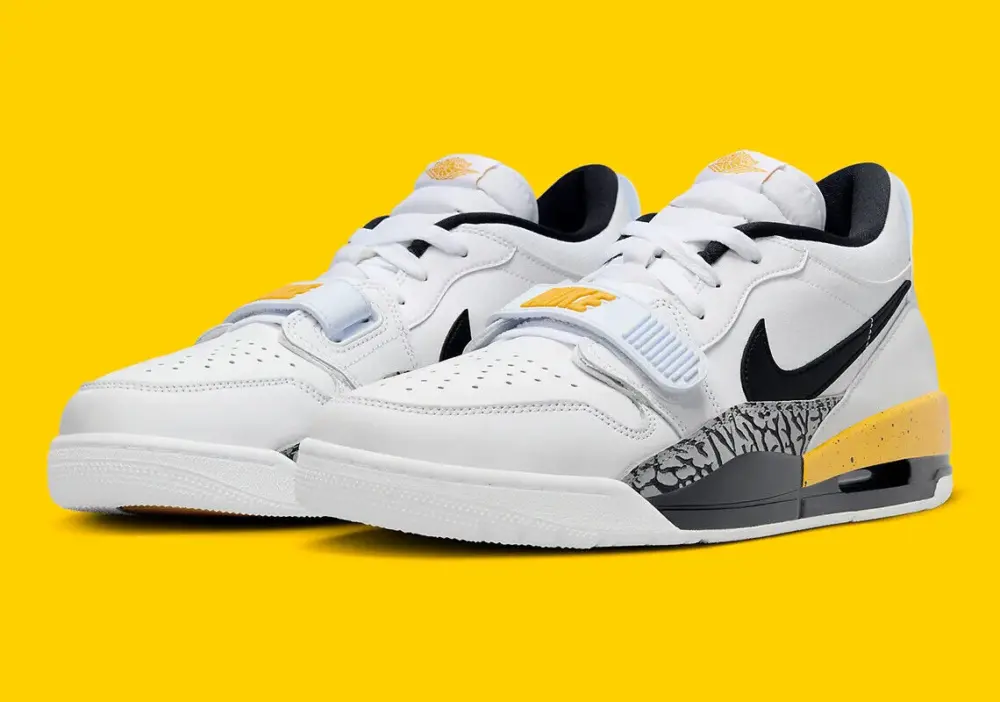 Giày Nike Air Jordan Legacy 312 Low 'White Yellow' CD7069-107 - Ảnh 7