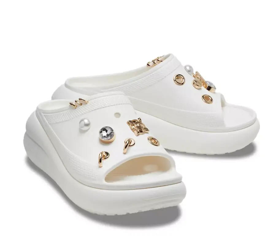 Alternative view of Dép Crocs Crush Midsummer Slide 'Chalk White' 210081