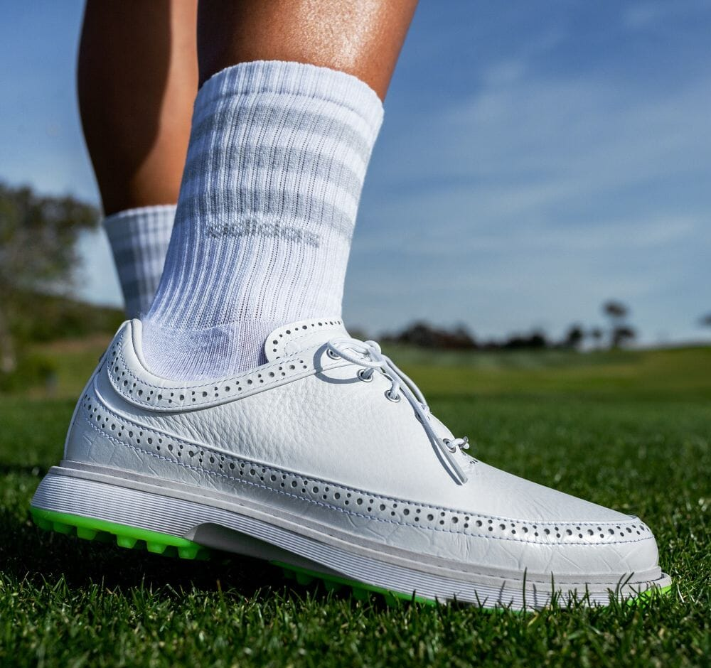 Giày Adidas MC80 Spikeless Golf 'White Collegiate Green' IE3526 - Ảnh 5
