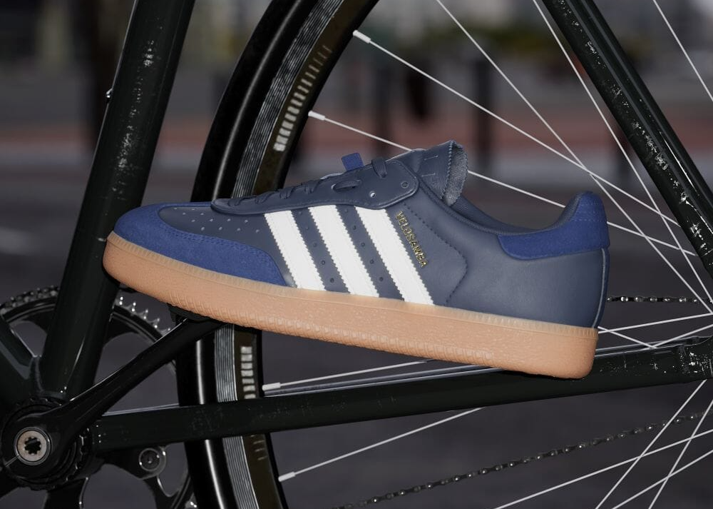 Giày Adidas Velosamba Leather 'Dark Blue' IG5541 - Ảnh 4