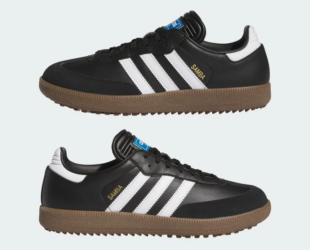 Giày Adidas Samba Spikeless Golf 'Black White Gum' IH5168 - Ảnh 5