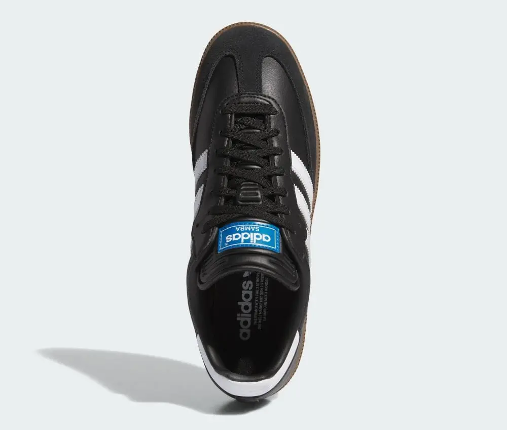 Alternative view of Giày Adidas Samba Spikeless Golf 'Black White Gum' IH5168