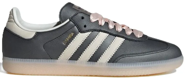 Giày Adidas Samba OG 'Black Pink Ribbon Laces' IH8047