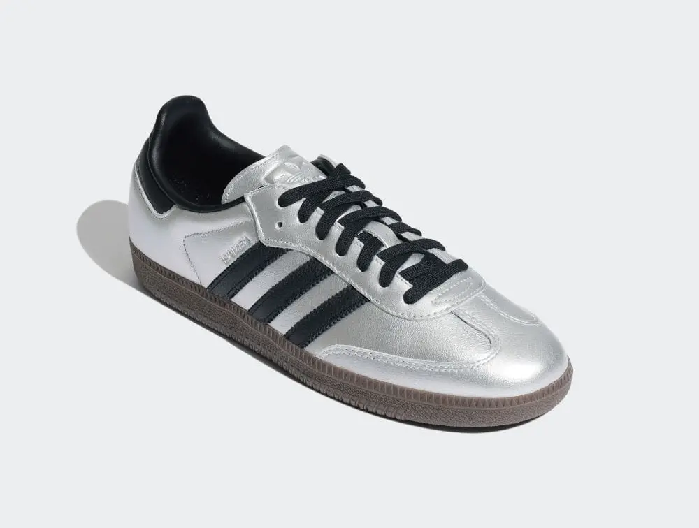 Alternative view of Giày Adidas Samba OG 'Silver Metallic' JI4218