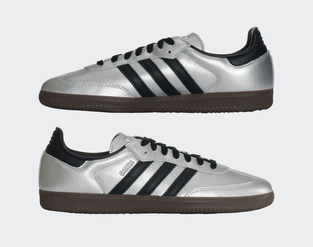 Giày Adidas Samba OG 'Silver Metallic' JI4218 - Ảnh 4