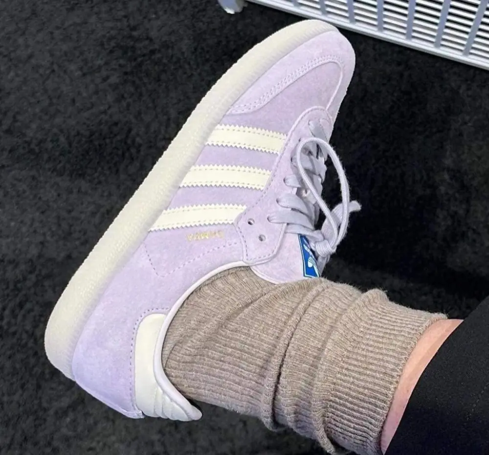 Alternative view of Giày Adidas Samba OG 'Silver Dawn Chalk' IG6176