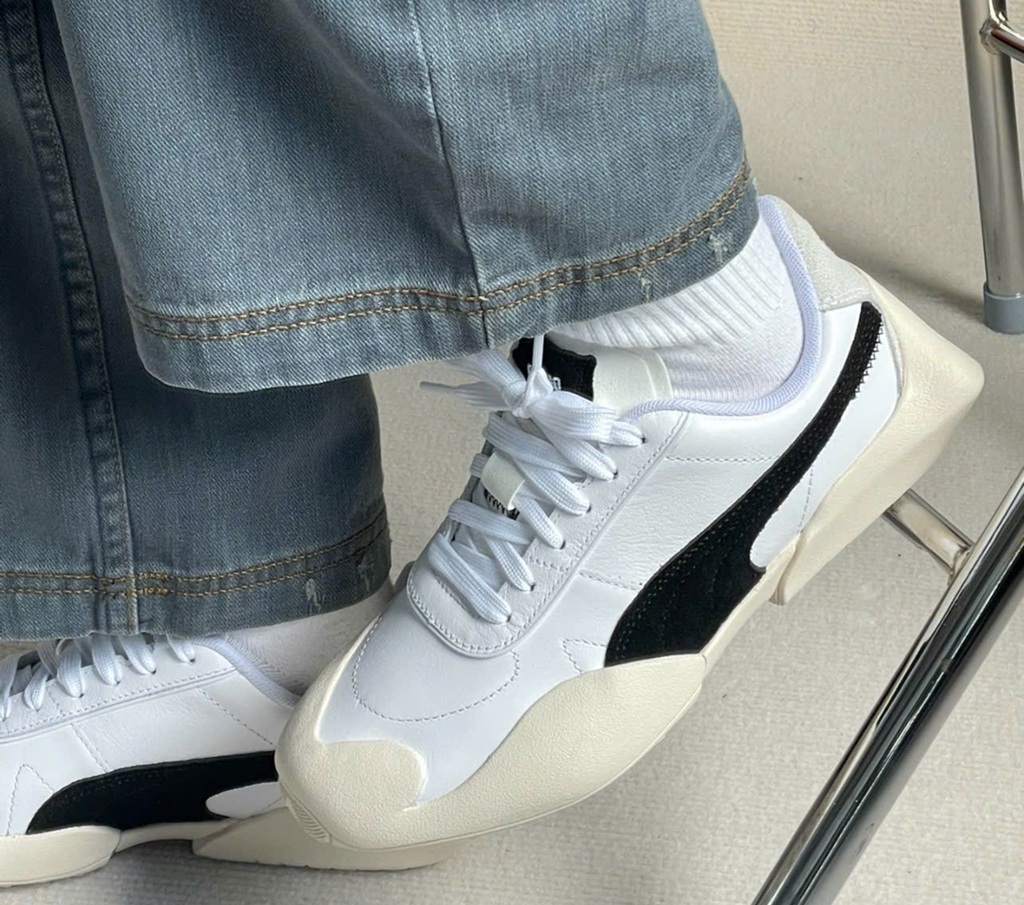 Giày Puma Vaderon Clean ‘Black White’ 394615-03 - Ảnh 8